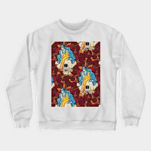 The Lamb and the Wolf Seamless Pattern Crewneck Sweatshirt